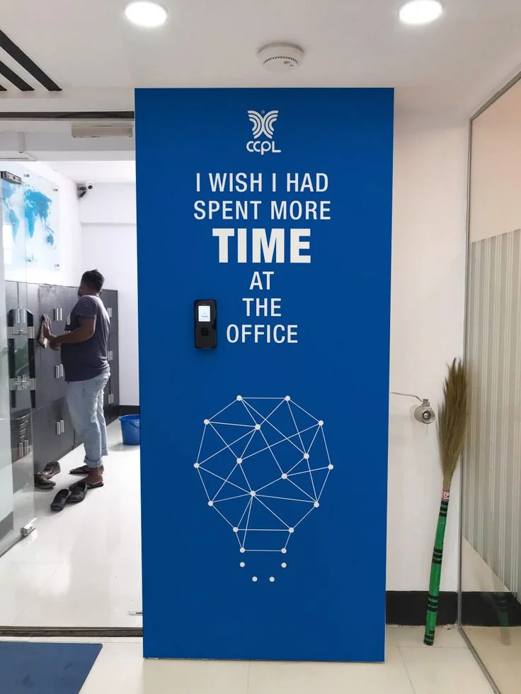 custom office wall branding Design 4